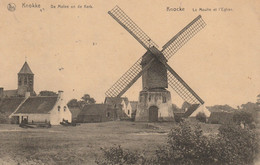 Knocke-sur-Mer Belgique (7600) Le Moulin Et L'Eglise - Knokke