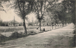 Delcampe - FRANCE - 32 GERS - MIRANDE - Abattoir Et Route D'Auch - Mirande