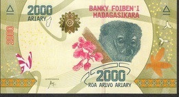 MADAGASCAR P101  2000 ARIARY ( 2017 ) Issued 17.07.2017 UNC. - Madagaskar