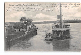 CPA Colombie Buque En El Rio Magdalena - Colombie