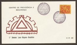 Portugal Sécurité Au Travail Cachet Commémoratif 1970  Event Pmk Safety At Work - Maschinenstempel (Werbestempel)