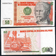 PERU P130 50 INTIS 3.4.1985      #A/A         UNC. - Peru