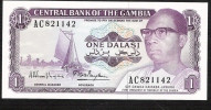 GAMBIA    P4g    1   DALASI   1971 Signature 8     UNC. - Gambia