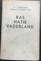 (695) Ras Natie Vaderland - A. Janssen - 1945 - 196 Blz. - Giovani