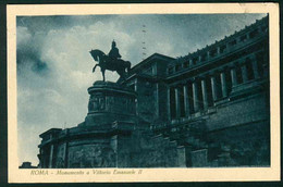 CLH 109 -  ROMA MONUMENTO A VITTORIO EMANUELE II 1926 STORIA POSTALE - Altare Della Patria