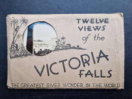 CARNET 12 CP RHODESIA (M2301) 12 Views Of The VICTORIA FALLS (14 Vues) The Greatest River Wonder In The World - Simbabwe