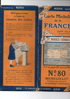 Carte Michelin N°80 Rodez-Nimes (2533-212) (M4928) - Cartes Routières