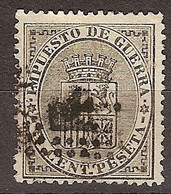 España Impuesto De Guerra U  1 (o) Usado. 1874 - Impots De Guerre