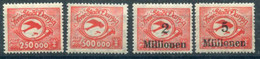 DANZIG 1923 (18. Oct.) Airmail MNH / **.  Michel 177-80 - Mint