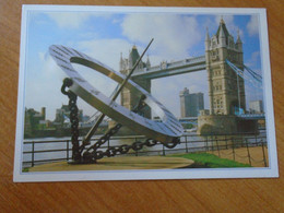 ZA408.18  UK London  Tower Bridge And The Sun Dial -London  Larger Postcard Size 116 X 170 Mm - River Thames