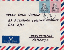 From Kadıköy (Istanbul) To Augsburg, 1971 - Cartas & Documentos