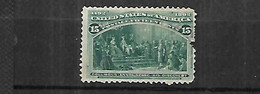 Etats - Unis 1893   Cat  Yt N° 89   N* MLH MANQUE UNE DENT COTE   DROIT - Neufs