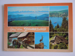 Cm Gruss Vom Schwarzwald Mehrbildkarte 1992 - Hochschwarzwald