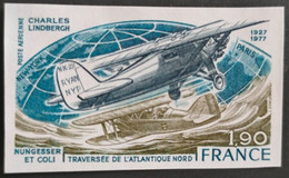 FRANCE / YT PA 50 Non Dentelé / AVIATION - AVION - SPIRIT OF ST LOUIS - LINDBERG / NEUF ** / MNH - 1971-1980