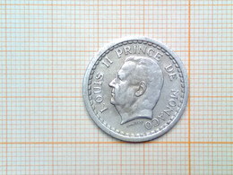 Monaco 1 Franc Louis II 1943 - 1922-1949 Louis II