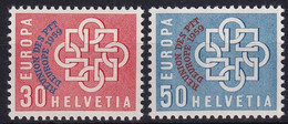 Suisse - Zust. 349-350 / Mi. 681-682 - Konferenz Der Europäischen Post-Verwaltungen - Postfrisch/**/MNH - Unused Stamps