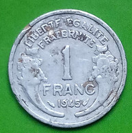 1 Franc Morlon Aluminium 1945 - 1 Franc