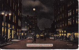 1947111Portland, Congress Street At Night - Portland