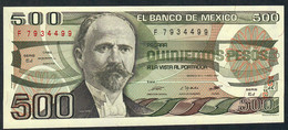 MEXICO  P79b 500 PESOS 1984 Serie EJ      UNC. - Mexico