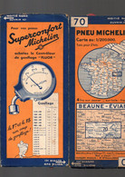 Carte Michelin    N°70 Beaune-Evian ( (3338-86))(M4933) - Cartes Routières