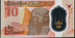 EGYPT NLP (B343b)  10 POUNDS 2022 Signature 13 (AMER) POLYMER UNC. - Egypt