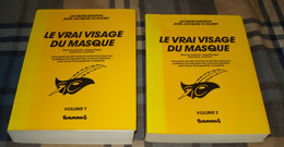 LE VRAI VISAGE DU MASQUE 1 & 2 /Jacques Baudou Et J.J. Schléret - Futuropolis 1984 - Très Bon état - Le Masque