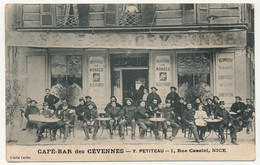 CPA - NICE (Alpes Maritimes) - Café-Bar Des Cévennes - Y.Petiteau - 1 Rue Cassini, Nice - Cafés, Hotels, Restaurants