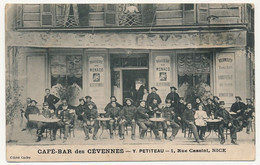 CPA - NICE (Alpes Maritimes) - Café-Bar Des Cévennes - Y.Petiteau - 1 Rue Cassini, Nice - Cafés, Hôtels, Restaurants