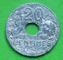 20 Centimes état Français Type 20: 1942 - 20 Centimes