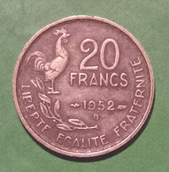 20 Francs G. Guiraud 1952 B - 20 Francs