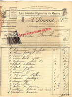 87-LIMOGES- RARE FACTURE A. LAURENT AUX GRANDES PEPINIERES DU CENTRE-HORTICULTURE 1 AVENUE DE LOUYAT-1899 - Landbouw