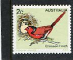 AUSTRALIA - 1978  2c  CRIMSON FINCH   MINT NH - Mint Stamps