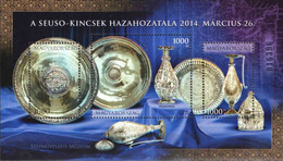 HUNGARY 2014 SEUSO TREASURES UNUSUAL HIGHLY EMBOSSED MINIATURE SHEET MS MNH - Nuevos