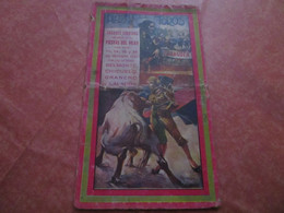 Toros De ZARAGOZA - Grandes Corridas - 13, 14, 15 Y 16 De Octubre 1921 (programme 16 Pages) - Programme