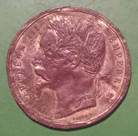 Médaille Bronze Comice Agricole Laval 1862 - Professionnels / De Société
