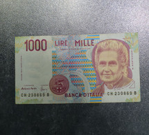 ITALY   Bank Note  1000  Lire 1990   B   ~~L@@K~~ - 1000 Liras