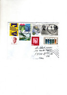 Belgique Lettre 2023 8 Timbres - Briefe U. Dokumente