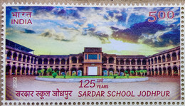 INDIA 2022 125 YEARS OF SARDAR SCHOOL JODHPUR.....MNH - Nuevos