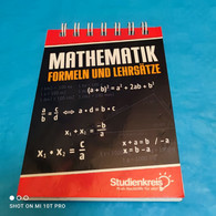 Mathematik Formeln Und Lehrsätze - Libros De Enseñanza
