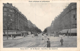 23-457 : PARIS. XIII° ARRONDISSEMENT. BOULEVARD SAINT-MARCEL. CARREFOUR DES GOBELINS - Zonder Classificatie