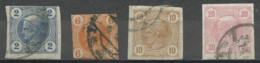 Autriche - Österreich - Austria Journaux 1899 Y&T N°J12 à 15 - Michel N°ZM97 à 100 (o) - Mercure - Journaux