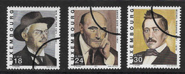 Luxembourg 2002 SPECIMEN Ecrivains Nik Welter André Gide Michel Rodange ** Writers  ** - Ecrivains