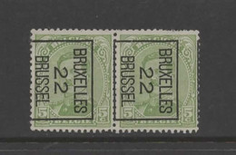 N 60B° - Typo Precancels 1922-26 (Albert I)