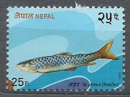 Nepal 1993 - Fish Tor Putitora Scott#517 - Used - Népal