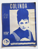 Partition Vintage Sheet Music LUCILLE STARR : Colinda * 60's Canada - Liederbücher