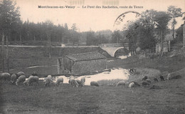 MONTFAUCON-en-VELAY (Haute-Loire) - Le Pont Des Rochettes, Route De Tence - Moutons - Montfaucon En Velay