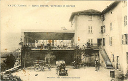 69 VAUX EN VELIN HOTEL BROYER TERRASSE ET GARAGE ORIGINAL VOITURE D EPOQUE - Vaux-en-Velin