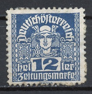 Autriche - Österreich - Austria Journaux 1920-21 Y&T N°J43 - Michel N°ZM300 Nsg - 12h Mercure - Journaux
