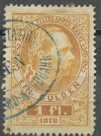 Autriche - Österreich - Austria Télégraphe 1874-76 Y&T N°TT15 - Michel N°TM16 (o) -1f François Joseph 1er - Télégraphe
