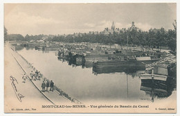 CPA - MONTCEAU-LES-MINES (Saône Et Loire) - Vue Générale Du Bassin Du Canal - Montceau Les Mines